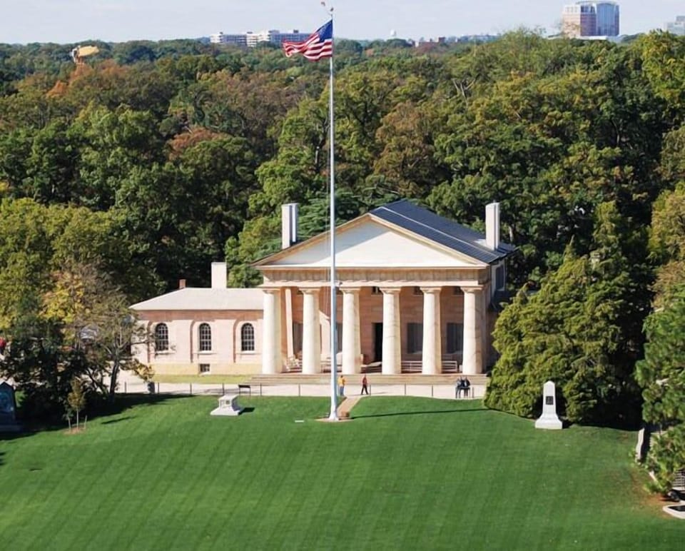 Take in historic grounds and sweeping views on a walk.