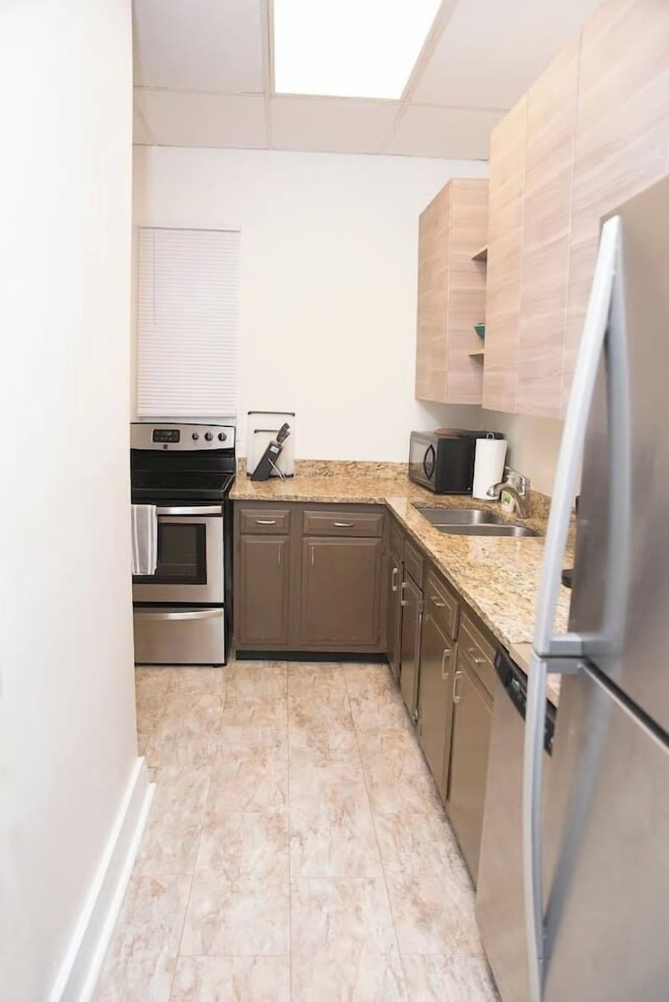 Fully stocked kitchen