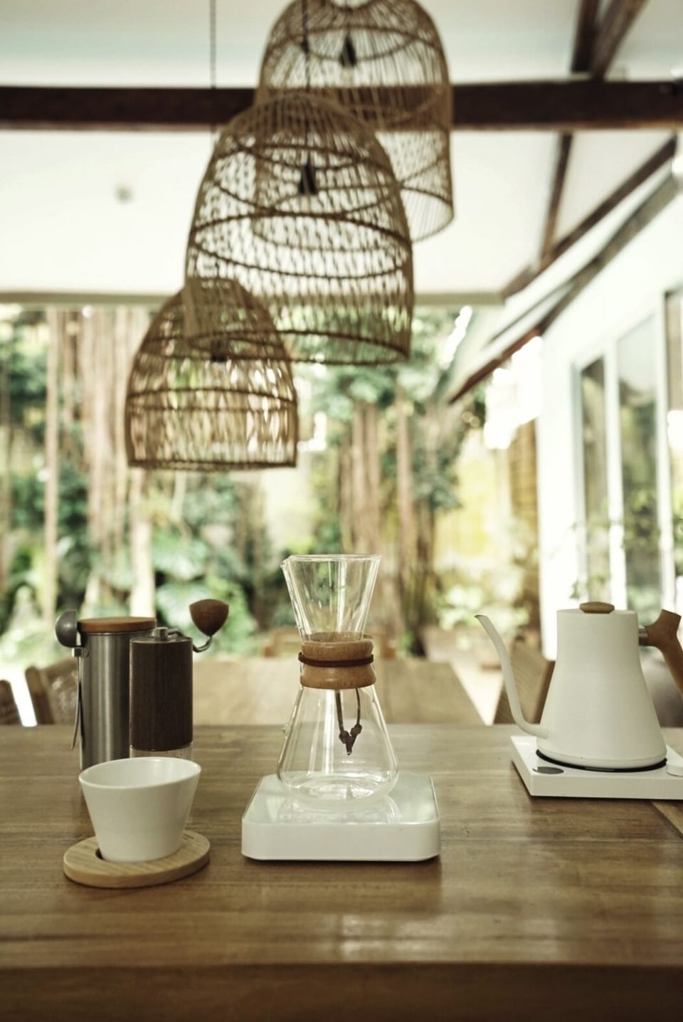 Luxury pour-over coffee set