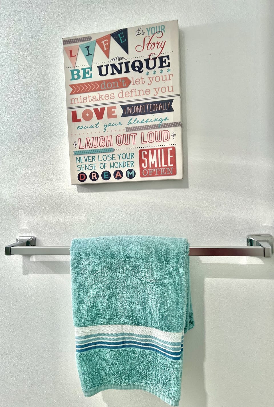 Full bathroom inside the unit
