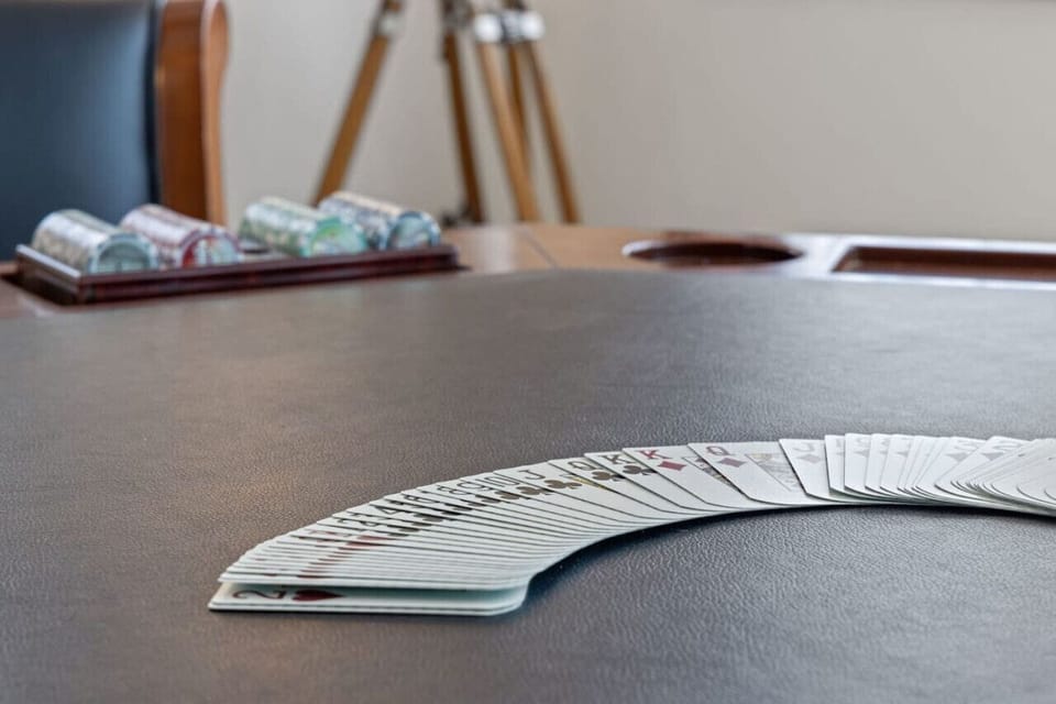 Ready to play? Our poker table awaits.