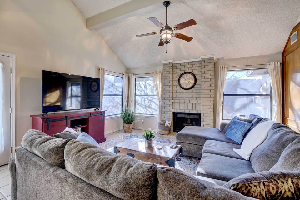 Grand Prairie Vacation Rental | 2BR | 1.5BA | Stairs Required | 1,750 Sq Ft