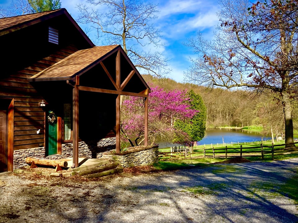 Entrance in Springtime