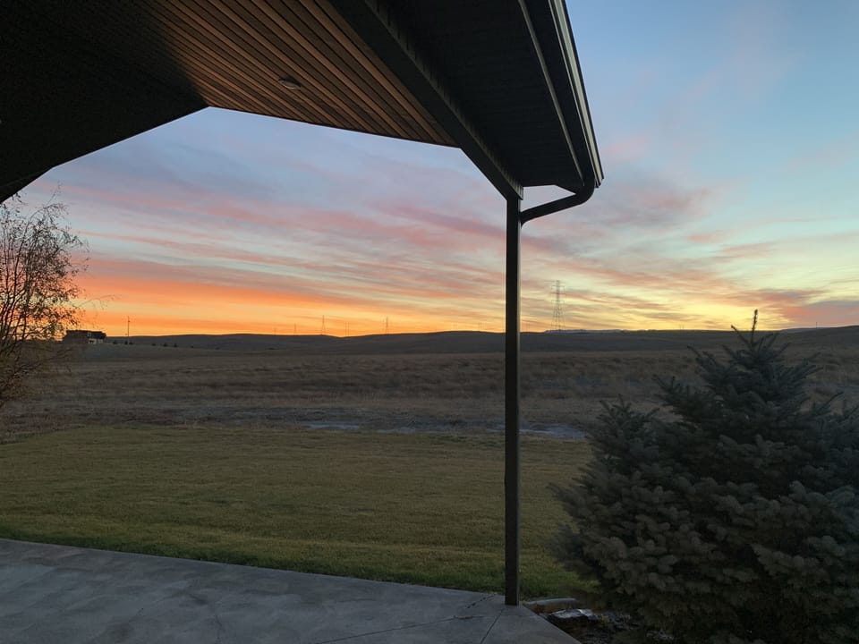 Incredible sunrise