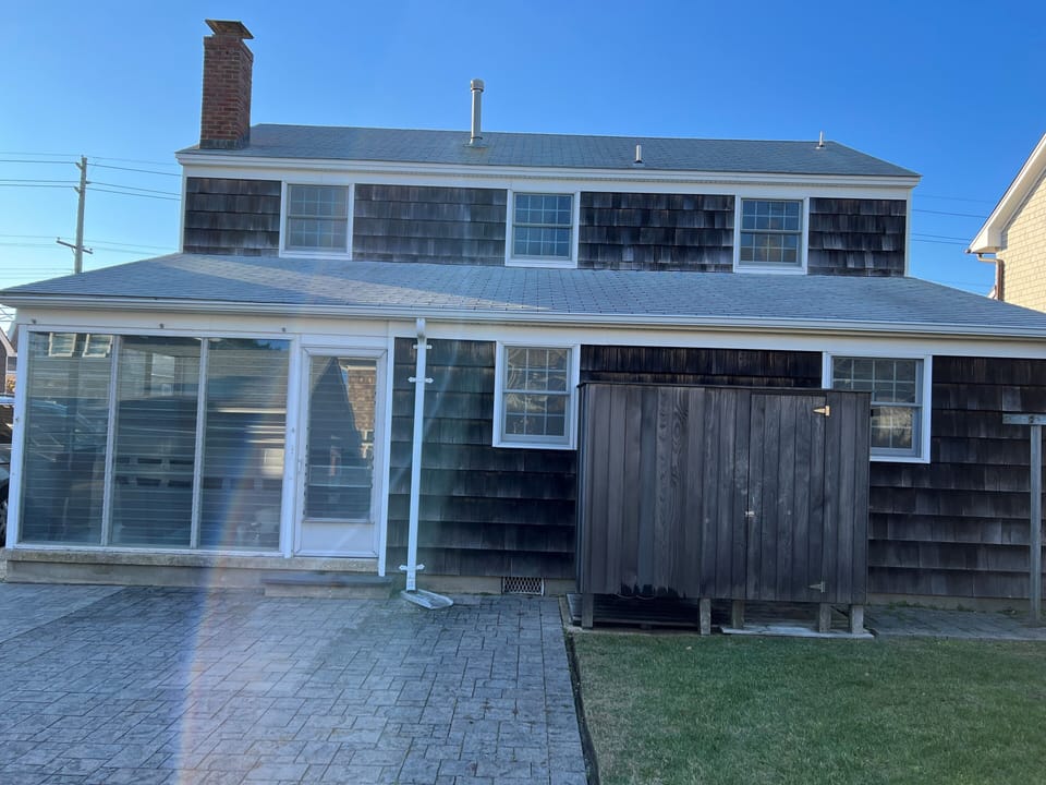 Rear of home