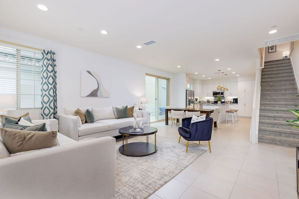 Open living room