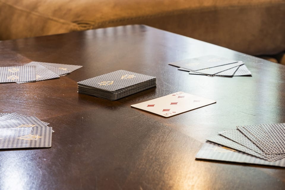 Shuffle up and deal – it's time for some card-tastic fun! Whether you're bluffing your way to victory in poker or trying your luck in a round of Go Fish, get ready for an evening filled with laughter, suspense, and endless entertainment.