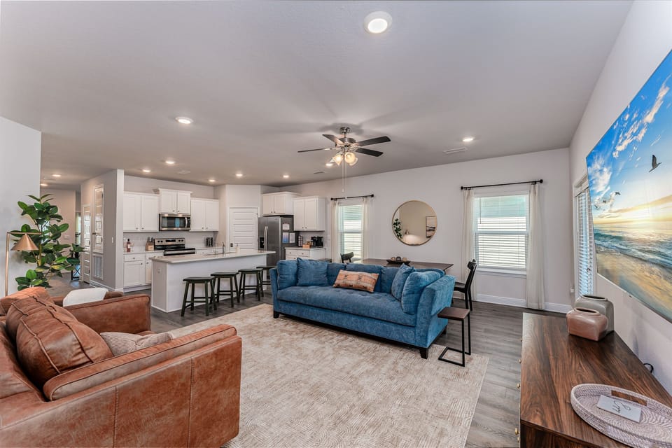 Open Concept Living Area
