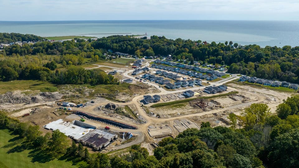This photo is from 2022, area is further developed now with roads and homes etc.