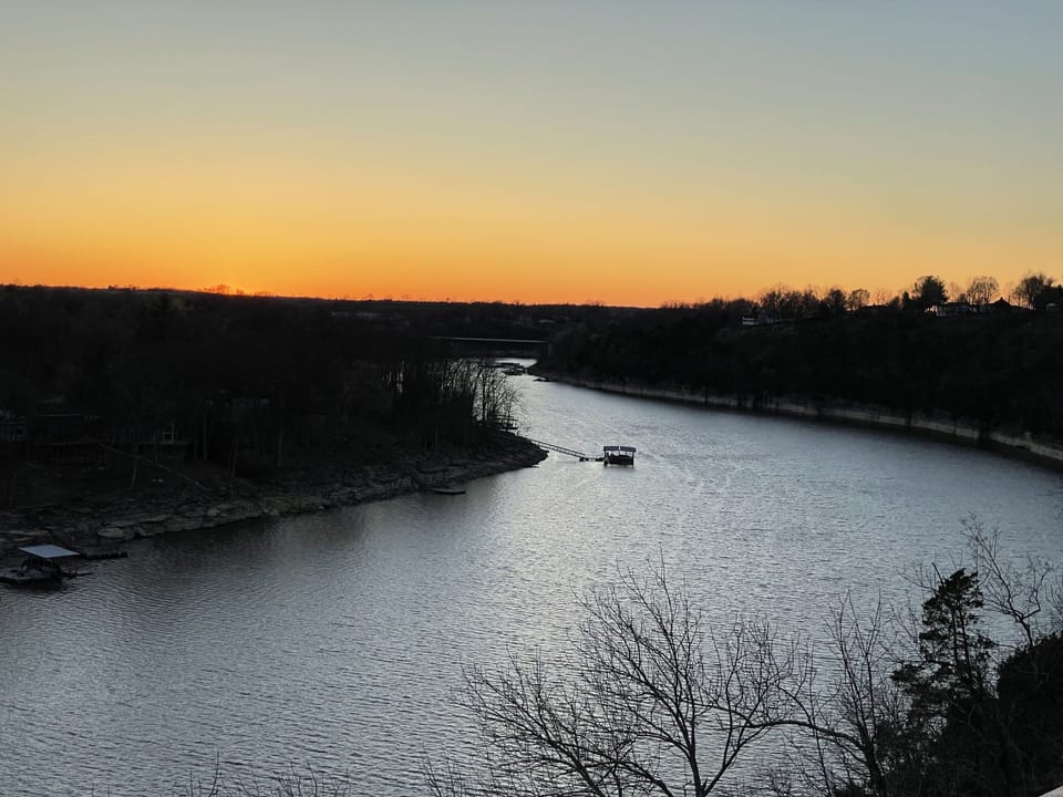 You'll see beautiful sunsets from the deck