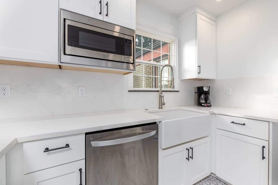 Fully stocked kitchen