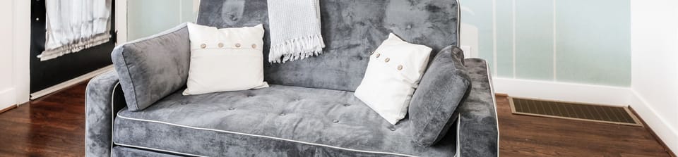 [Living area] 50” smart TV with Roku