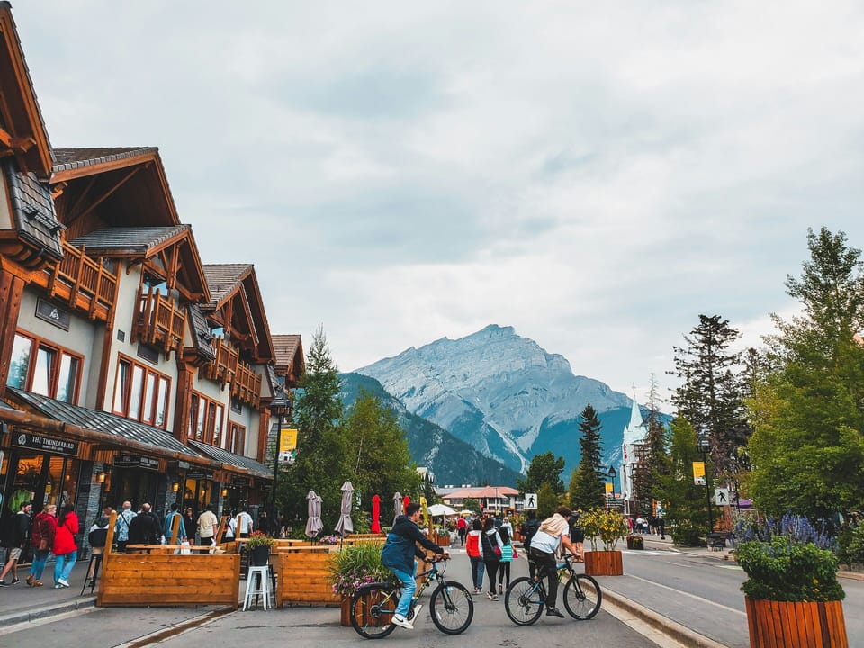 Enjoy the quaint town centre amidst the stunning mountains.