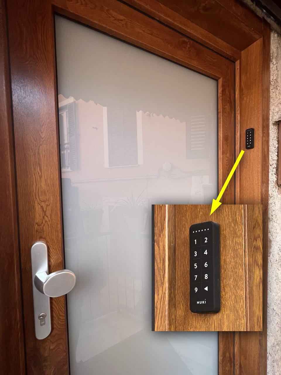 Keypad for self check-in 