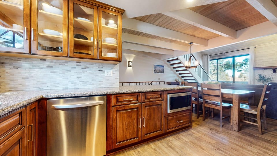 Indoors, Hardwood, Stained Wood, House, Staircase