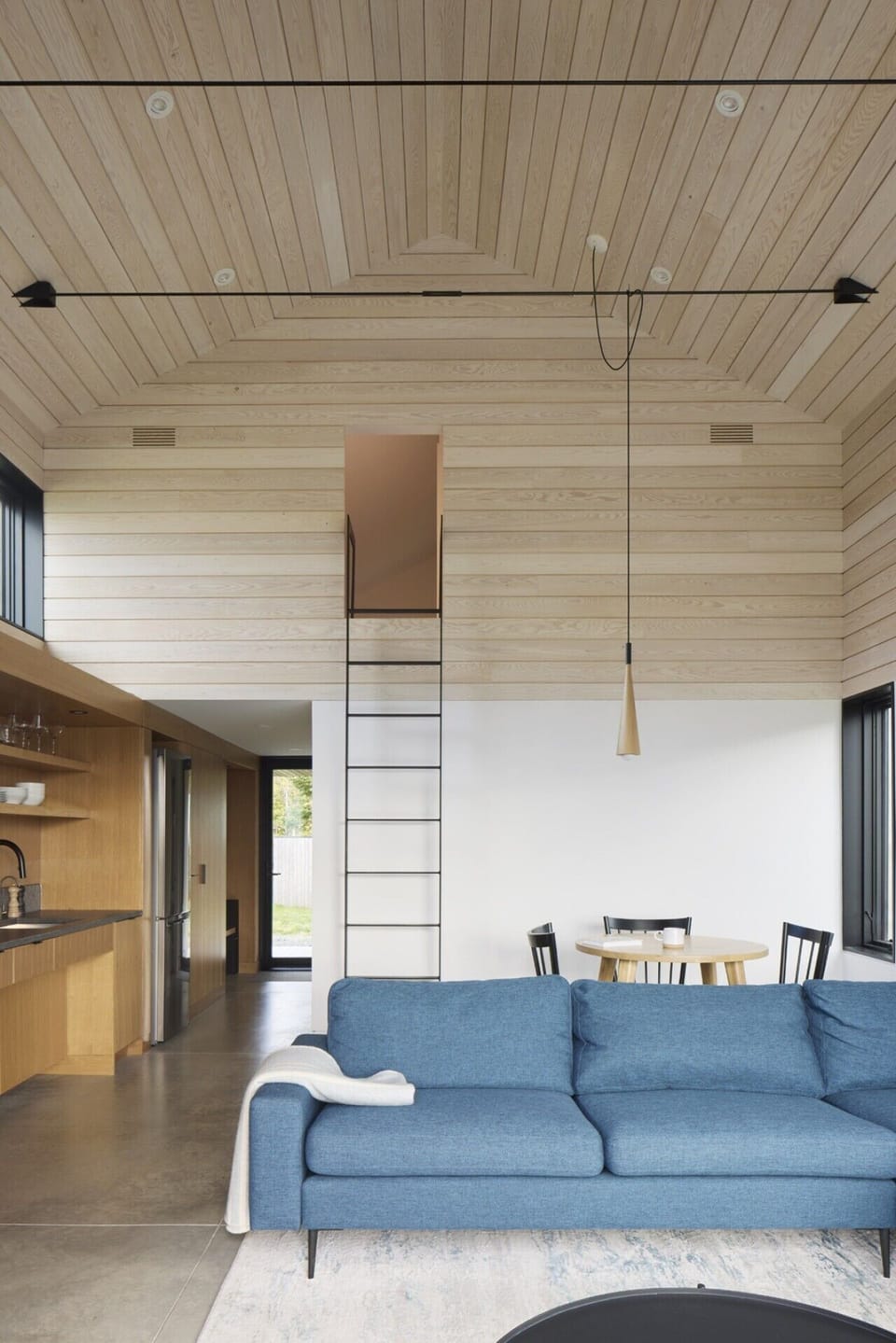 Open-Concept Living Space with Heated Floors