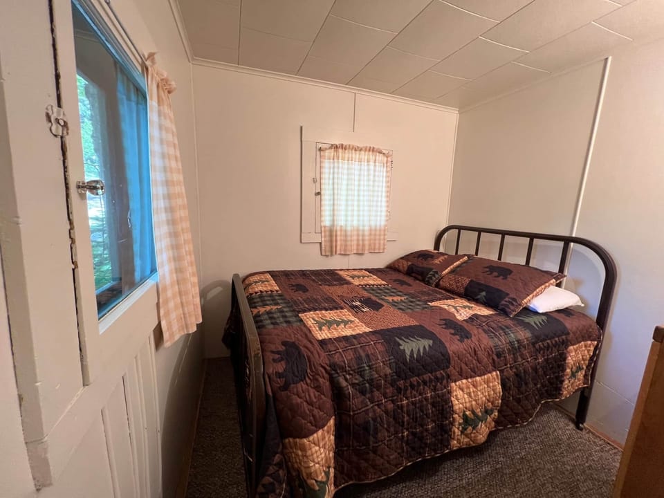 Bedroom two in Wilderness Bay Cabin #2