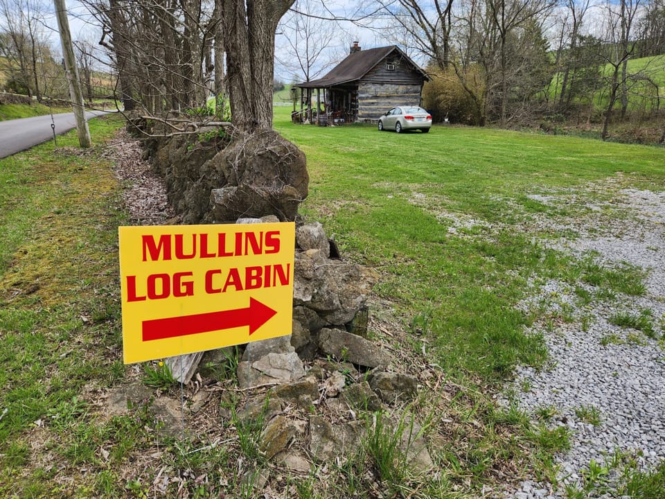 Entrance to cabin