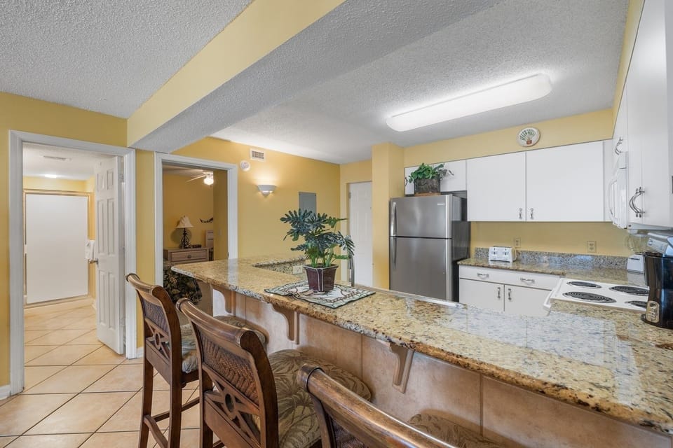 Indoors, Kitchen, Floor, Refrigerator, Sink