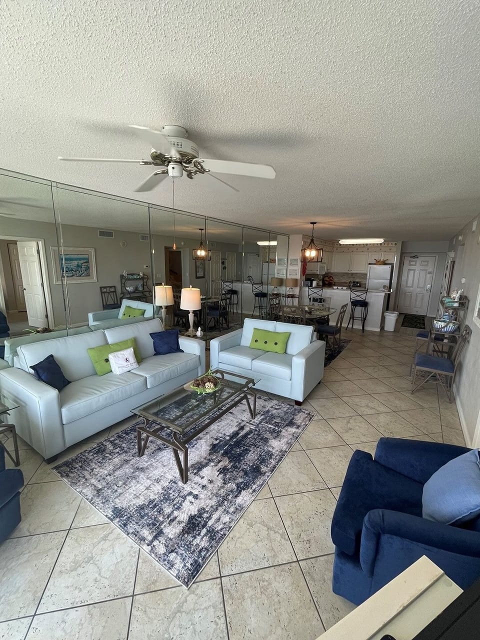 Home Decor, Floor, Ceiling Fan, Indoors, Furniture