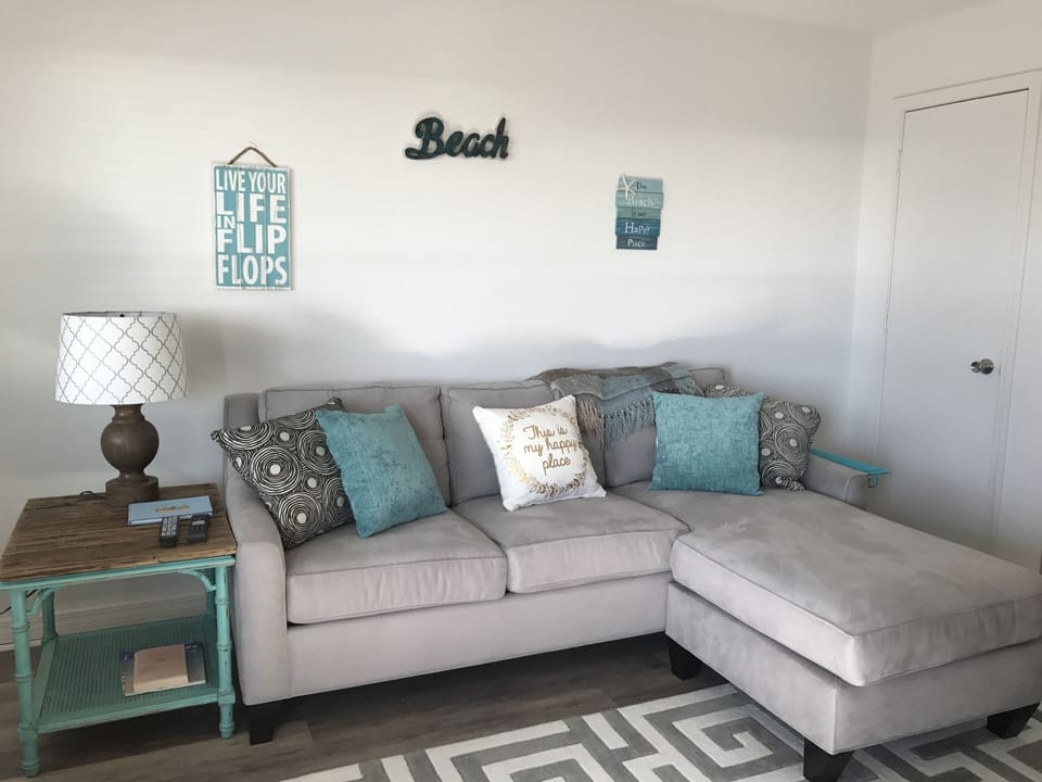 Living room with sofa bed