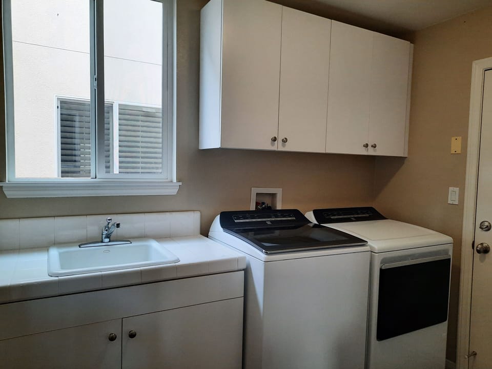 Laundry room on the first floor