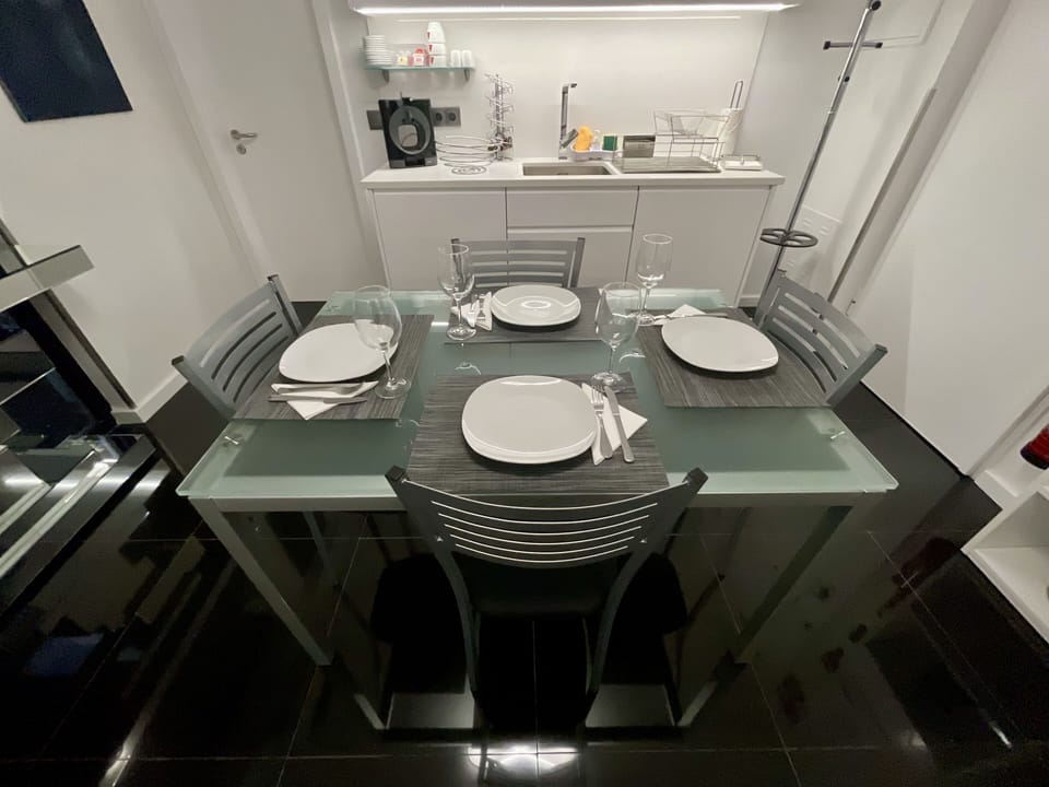 Mesa de refeições.