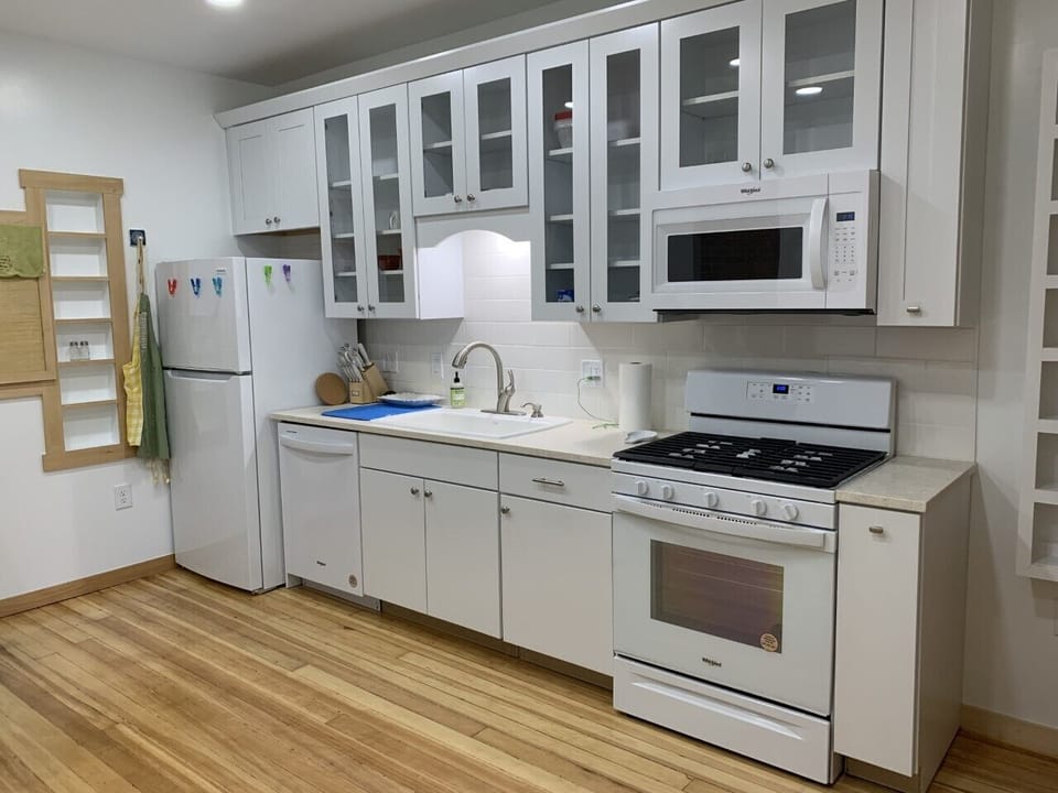 Hardwood floors throughout.