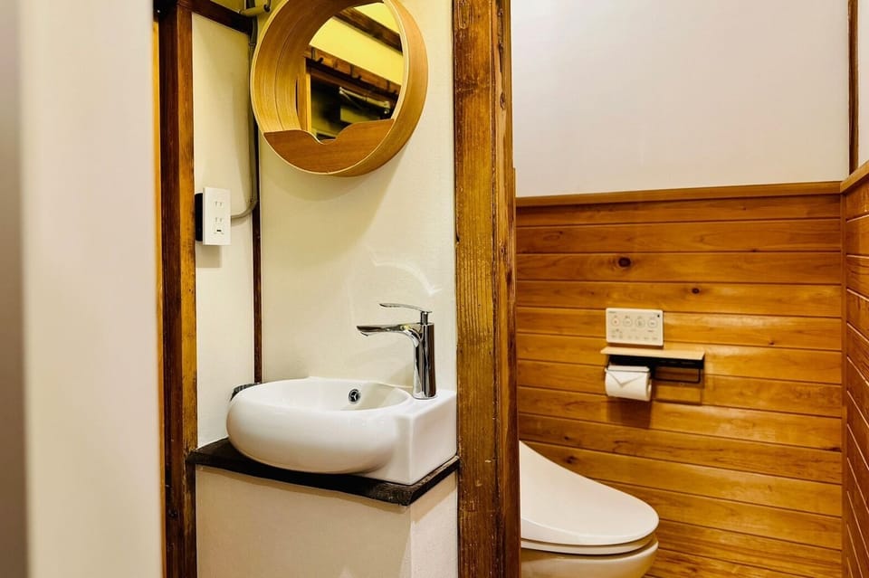 Amenities for bathing are available.