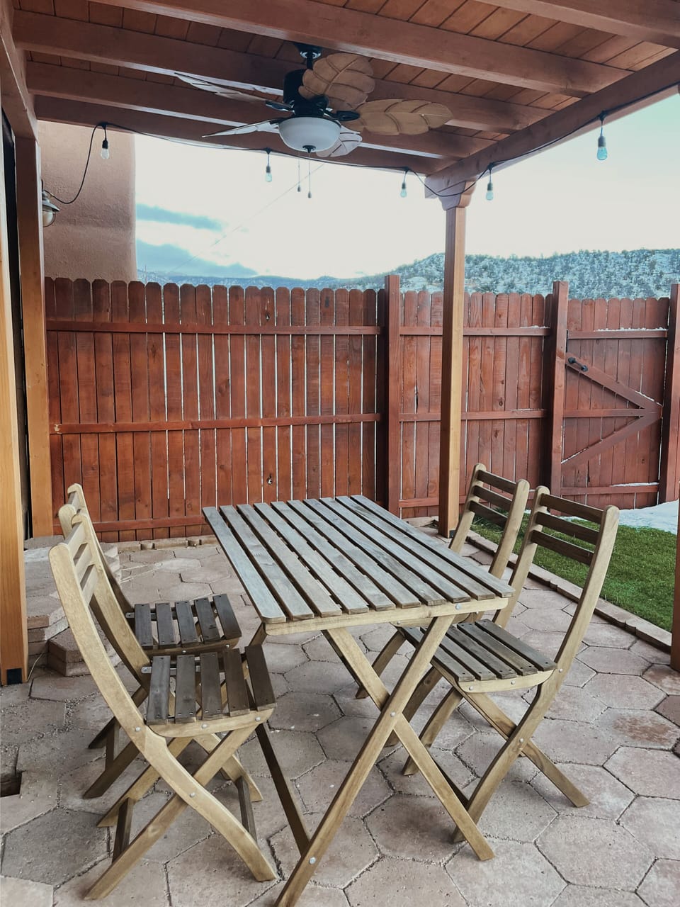 Outdoor dining