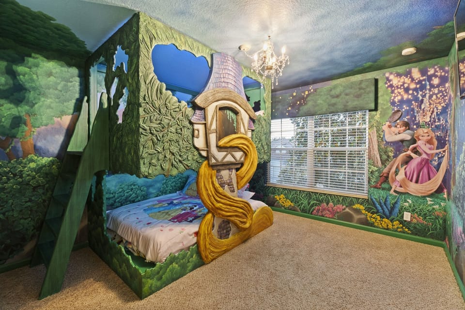 Rapunzel Princess Tower Bedroom