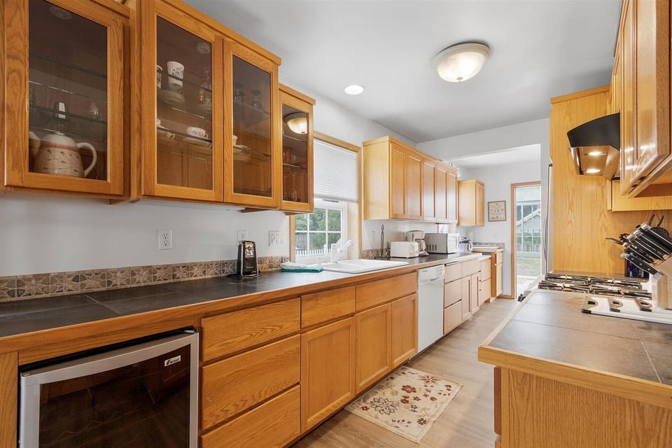 Fully-equipped kitchen for all your cooking needs.