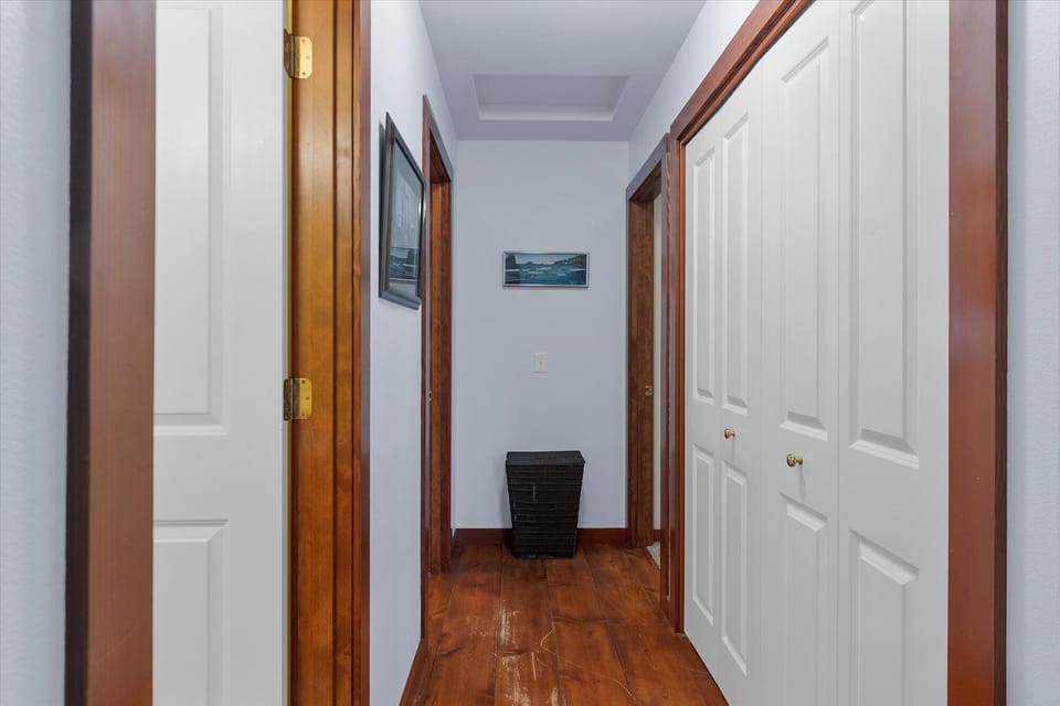 Hallway - washer and dryer located in hall closet