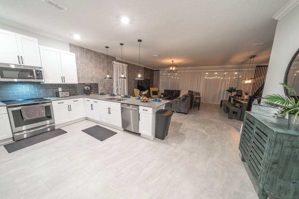 Embark on culinary adventures in our fully equipped kitchen.