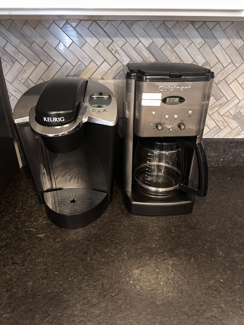 Coffee or Keurig option! 