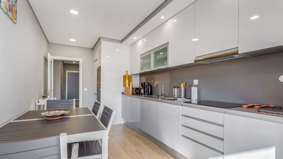 Classic kitchen, equipped with all the essentials you might need during your stay #practical #bright