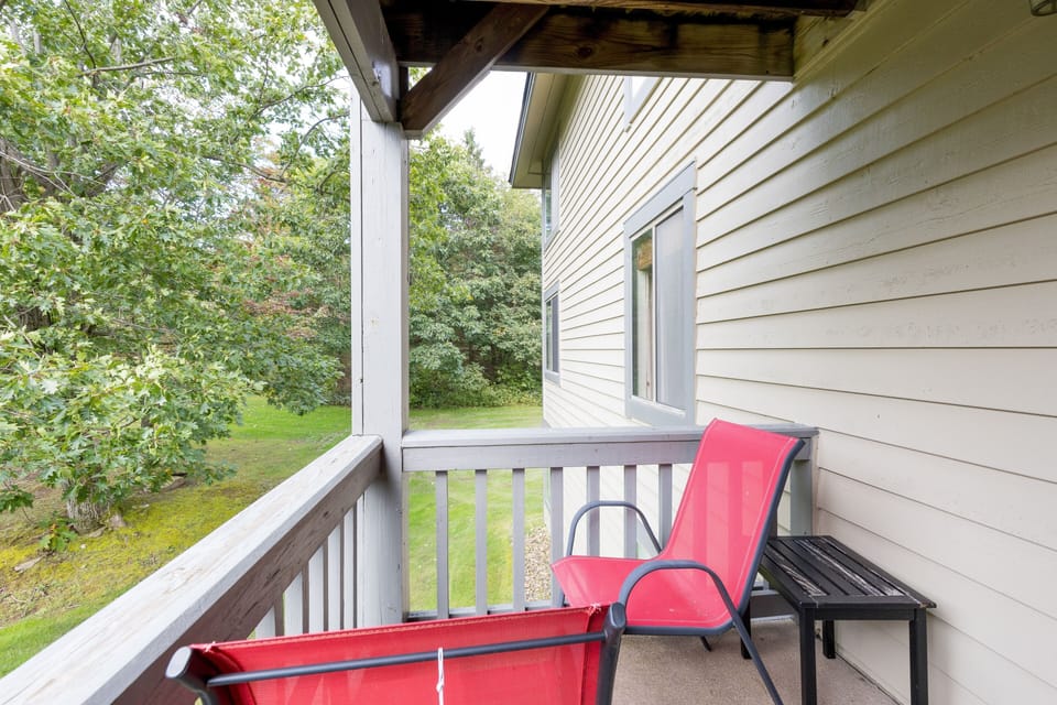 House, Porch, Chair, Furniture, Handrail