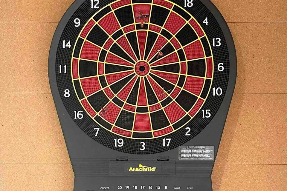 Lower level - dartboard