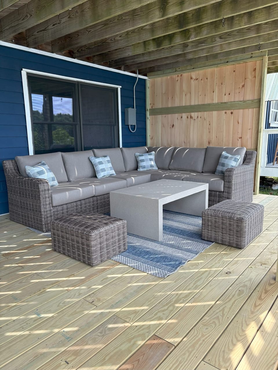 Huge outdoor couch 
