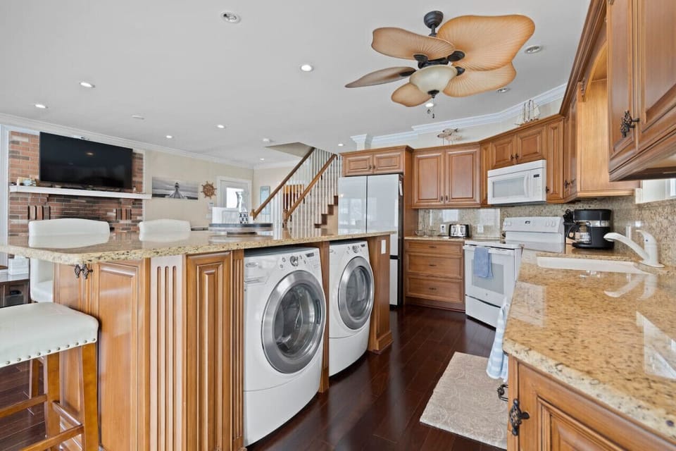 Washer and dryer for you to utilize during your stay