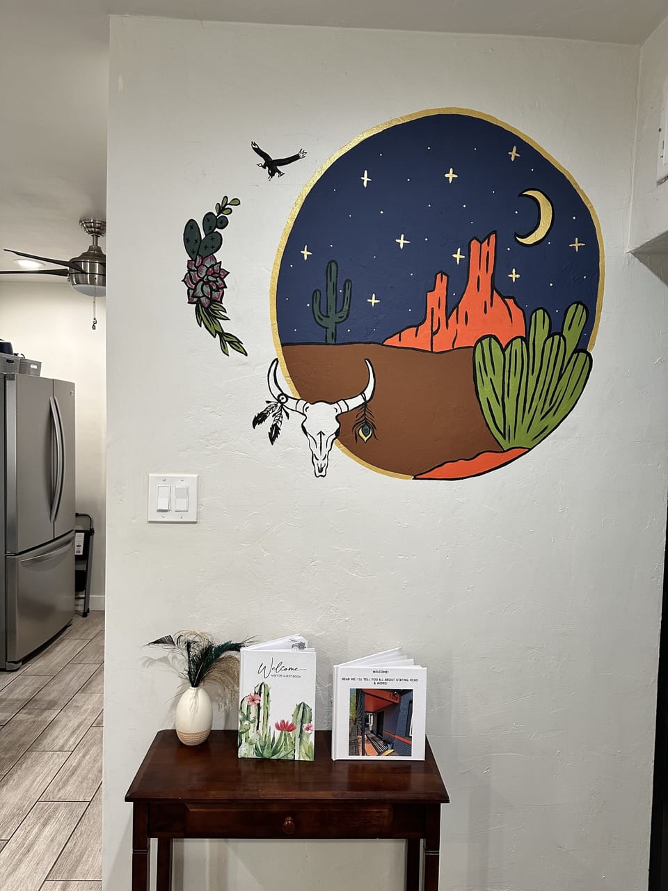 Mural I painted in the living room!