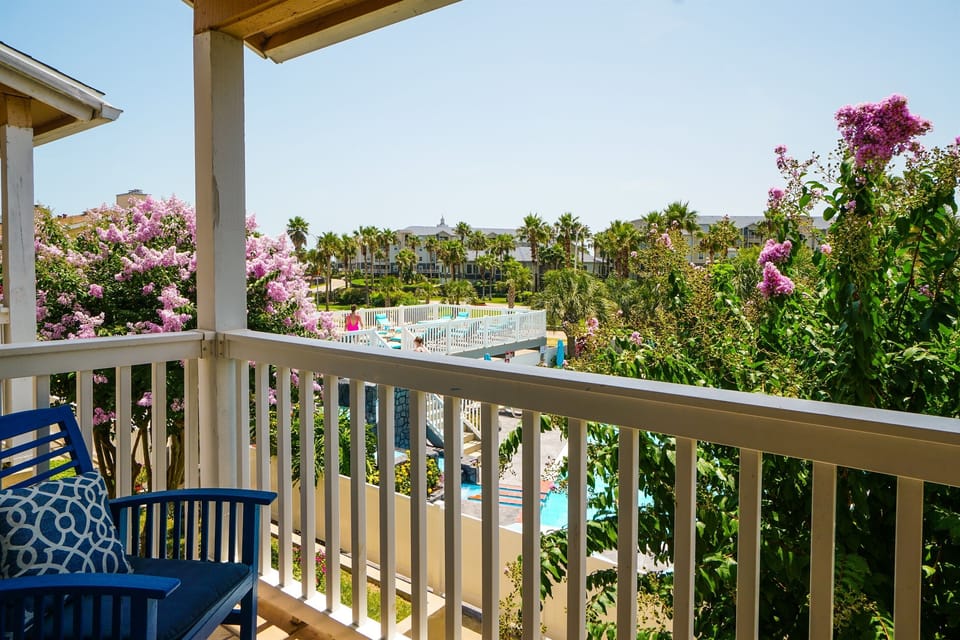 View from  living area balcony