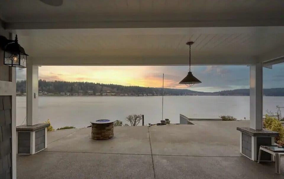 Covered patio for year round outdoor use