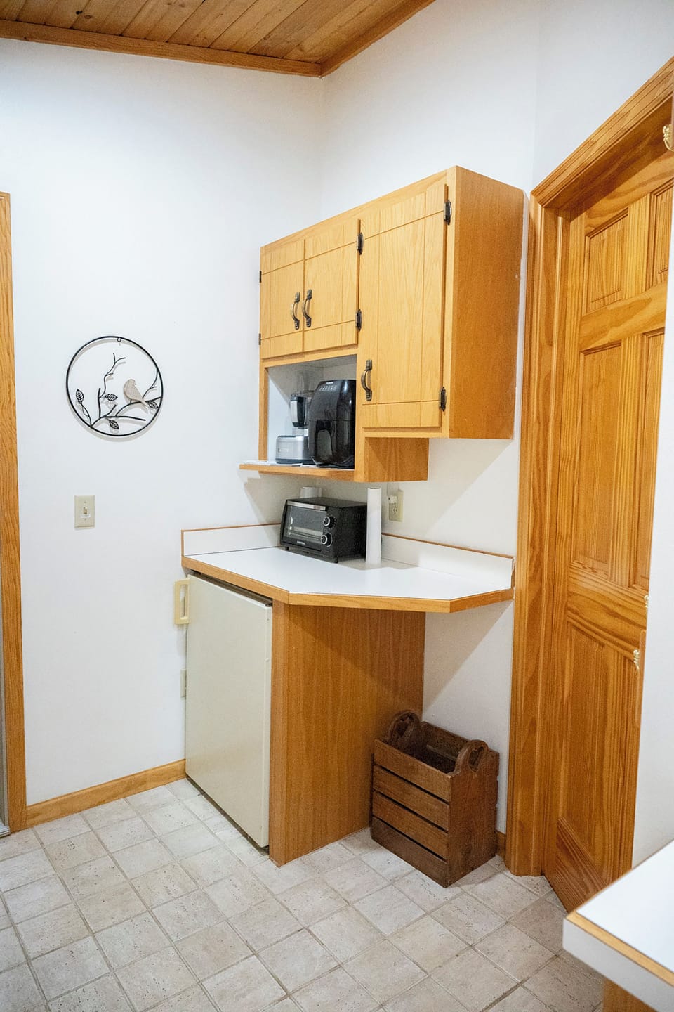 Kitchenette area off the main kitchen, outside bedroom #2.