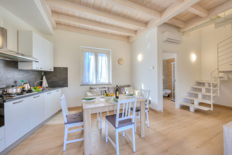 Kitchen and dining area