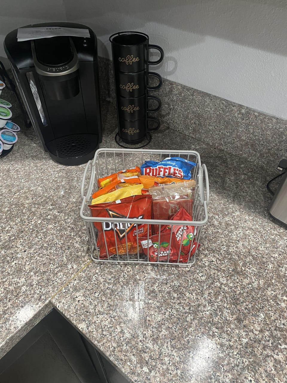 Complimentary snacks