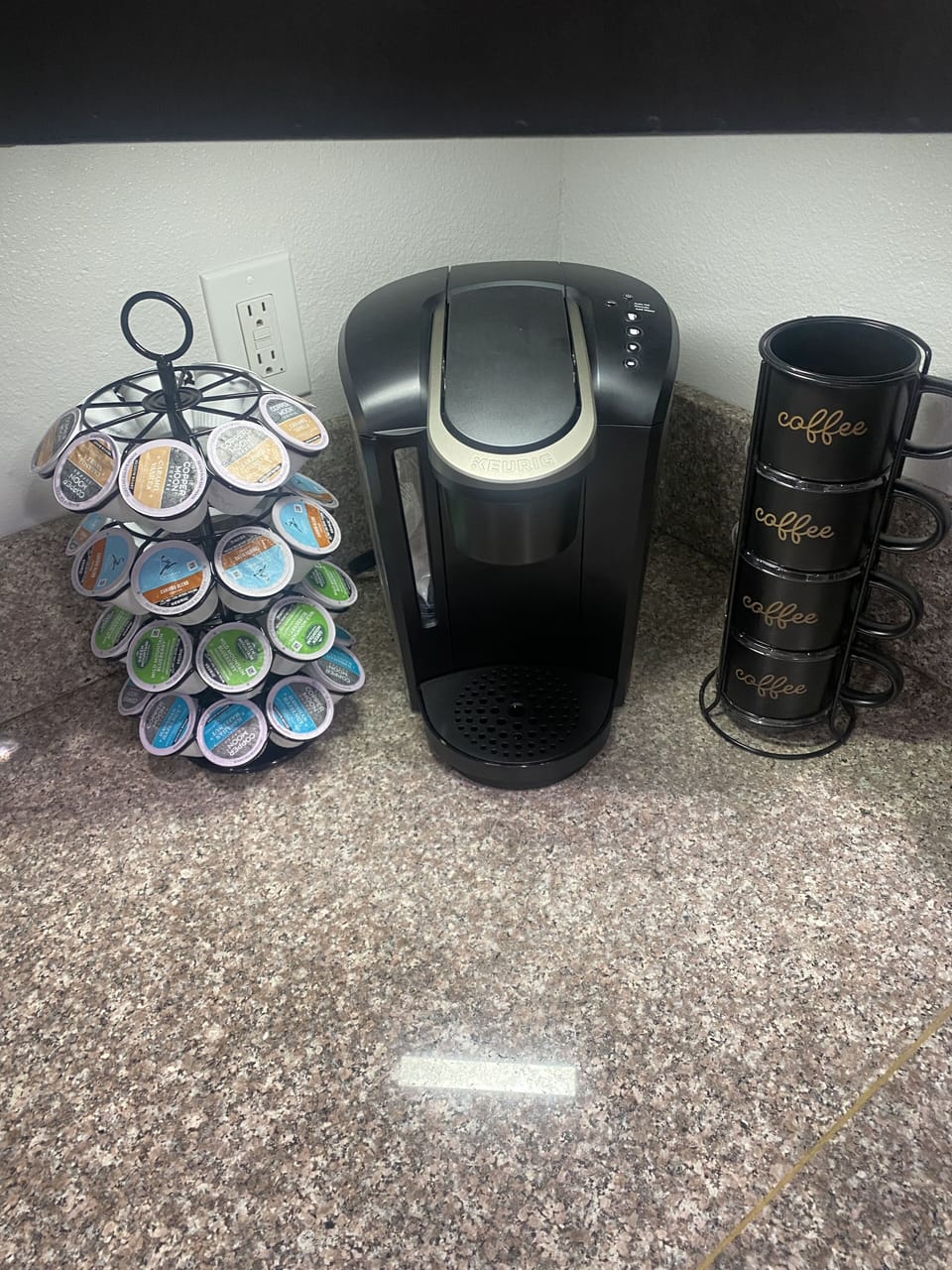 Complimentary coffee