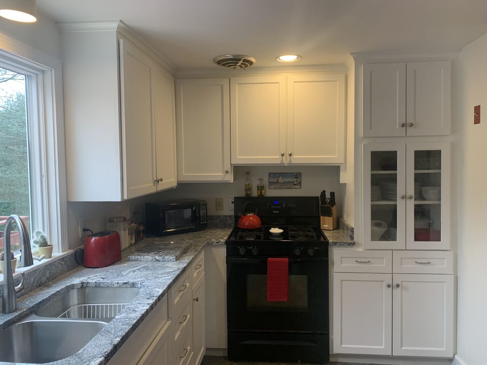 Fully equipped updated kitchen