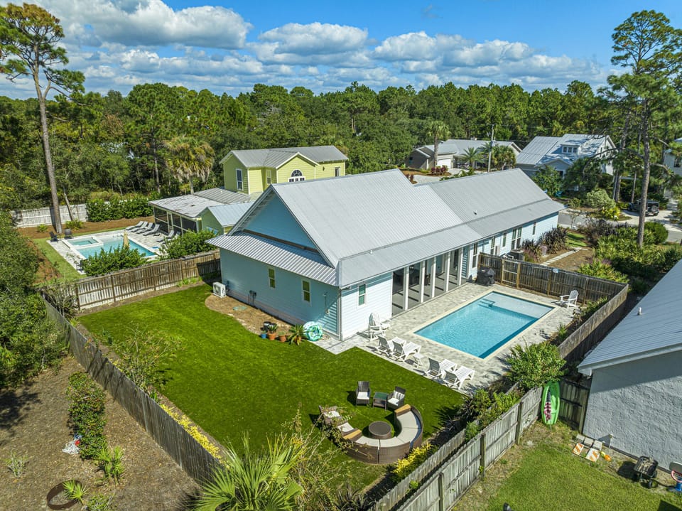 30A Beach House with Private Pool - The Blue Pearl 