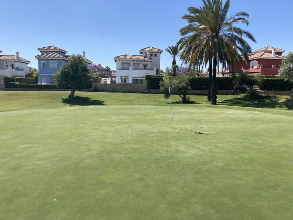 View of villa from the 1st Green